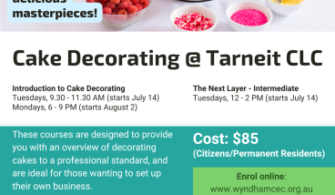Introduction to Cake Decorating Course