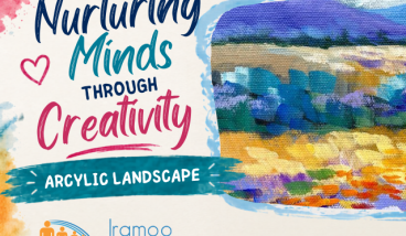 Nurturing Minds Through Creativity -  Abstract Landscape