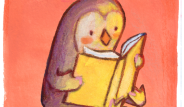CBCA book week character. Owl reading