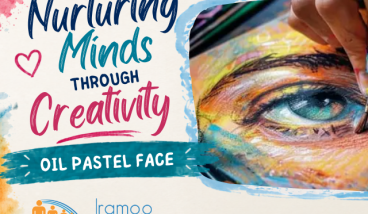 Nurturing Minds Through Creativity - Oil Pastel Face