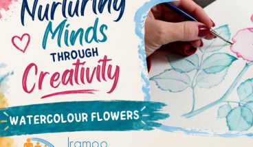 Nurturing Minds Through Creativity - Watercolour Flowers