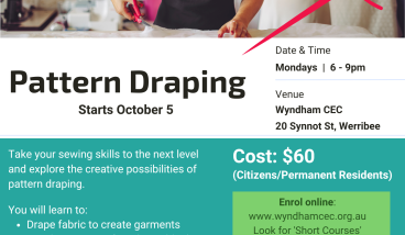 Pattern Draping Course