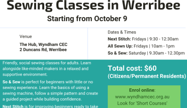 So & Sew - Introduction to Sewing Course