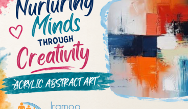 Nurturing Minds Through Creativity - Acrylic Abstract Art
