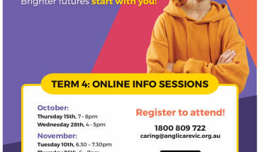 Online Foster Caring Information Sessions with Anglicare Victoria