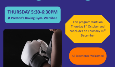 Women only Boxing Flyer