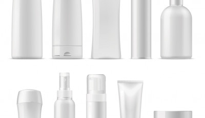 Cosmetics containers (empty - plastic only)