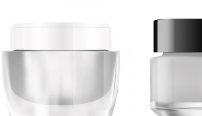 Cosmetics containers (empty - glass only)